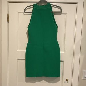 Aritzia Babaton SCULPT KNIT HALTER DRESS